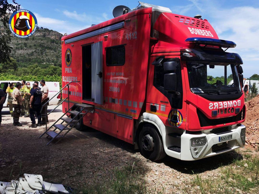 Dispositivo de búsqueda del senderista en Xeraco 