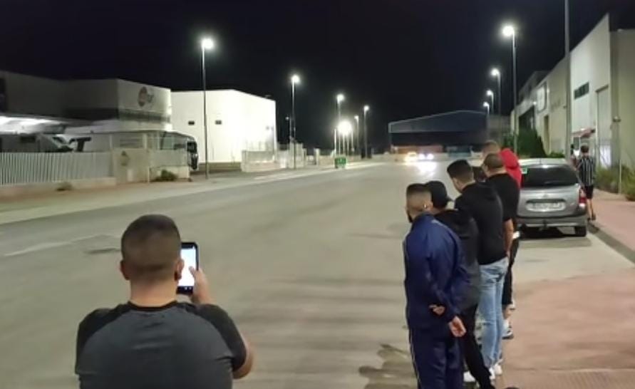 Imagen de la supuesta carrera