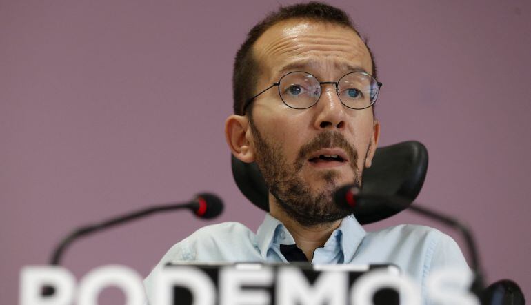 El secretario de Organización de Podemos Pablo Echenique.