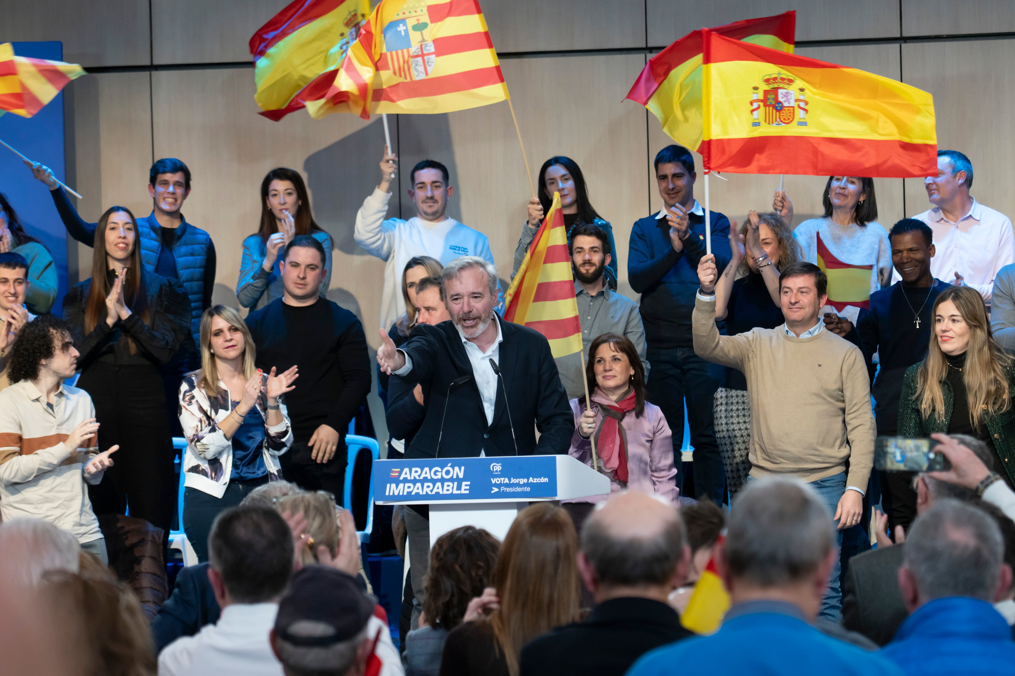 Imagen de archivo del acto electoral del PP Aragón en Teruel
