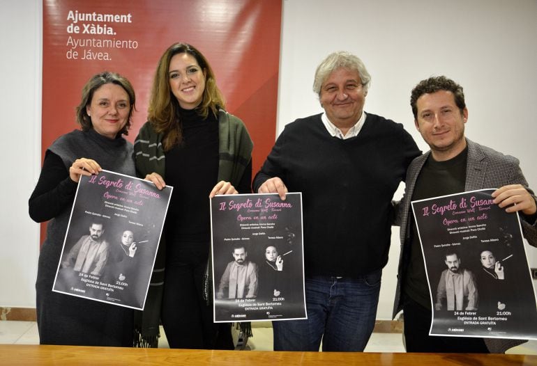 Presentación de la ópera &#039;Il Segreto di Susanna&#039;, que se representará en Xàbia, el 24 de febrero.