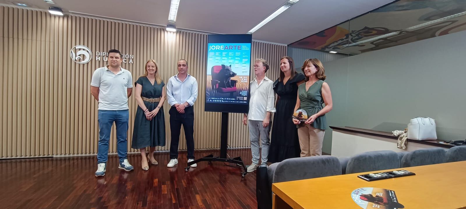 Momento de la presentación de Jorearte 2025