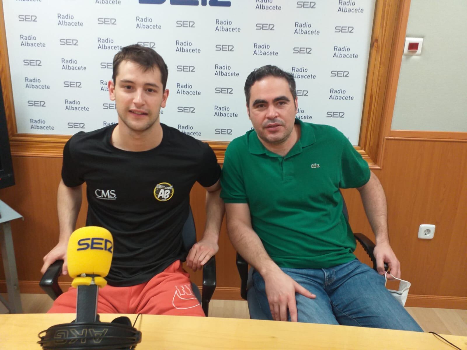 Gerard Blat y Pedro Arenas en Radio Albacete