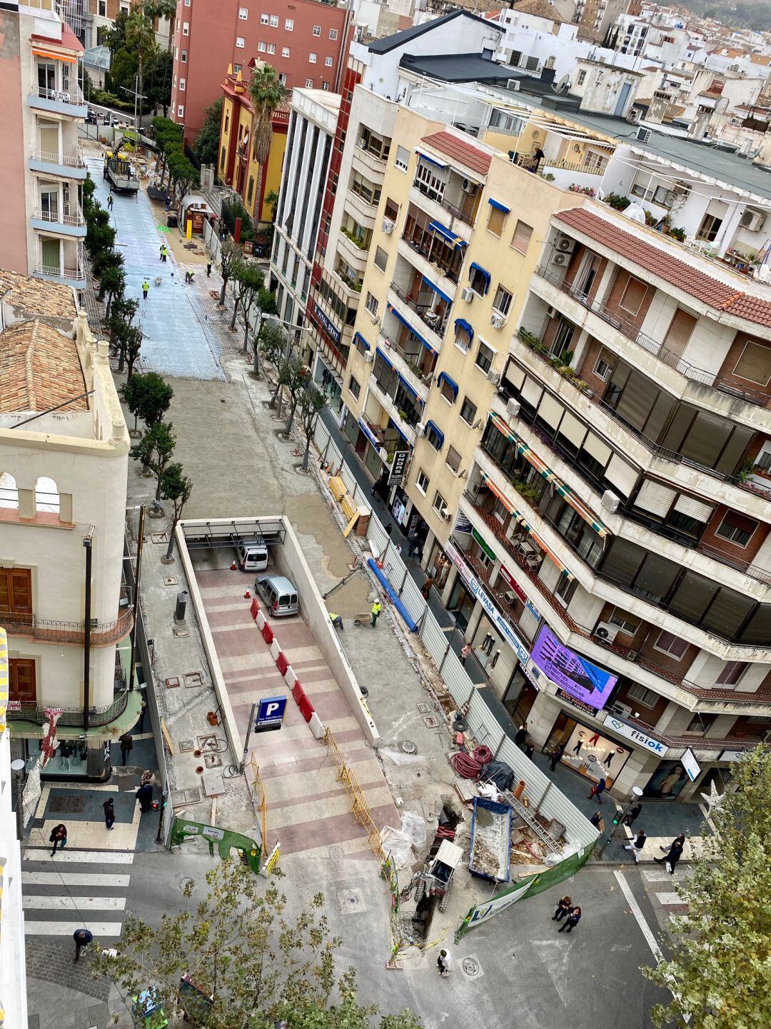 Una de las últimas obras realizadas en la capital por el Consistorio.