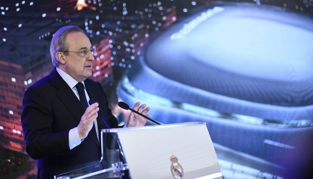 El presidente del Real Madrid Florentino Pérez.