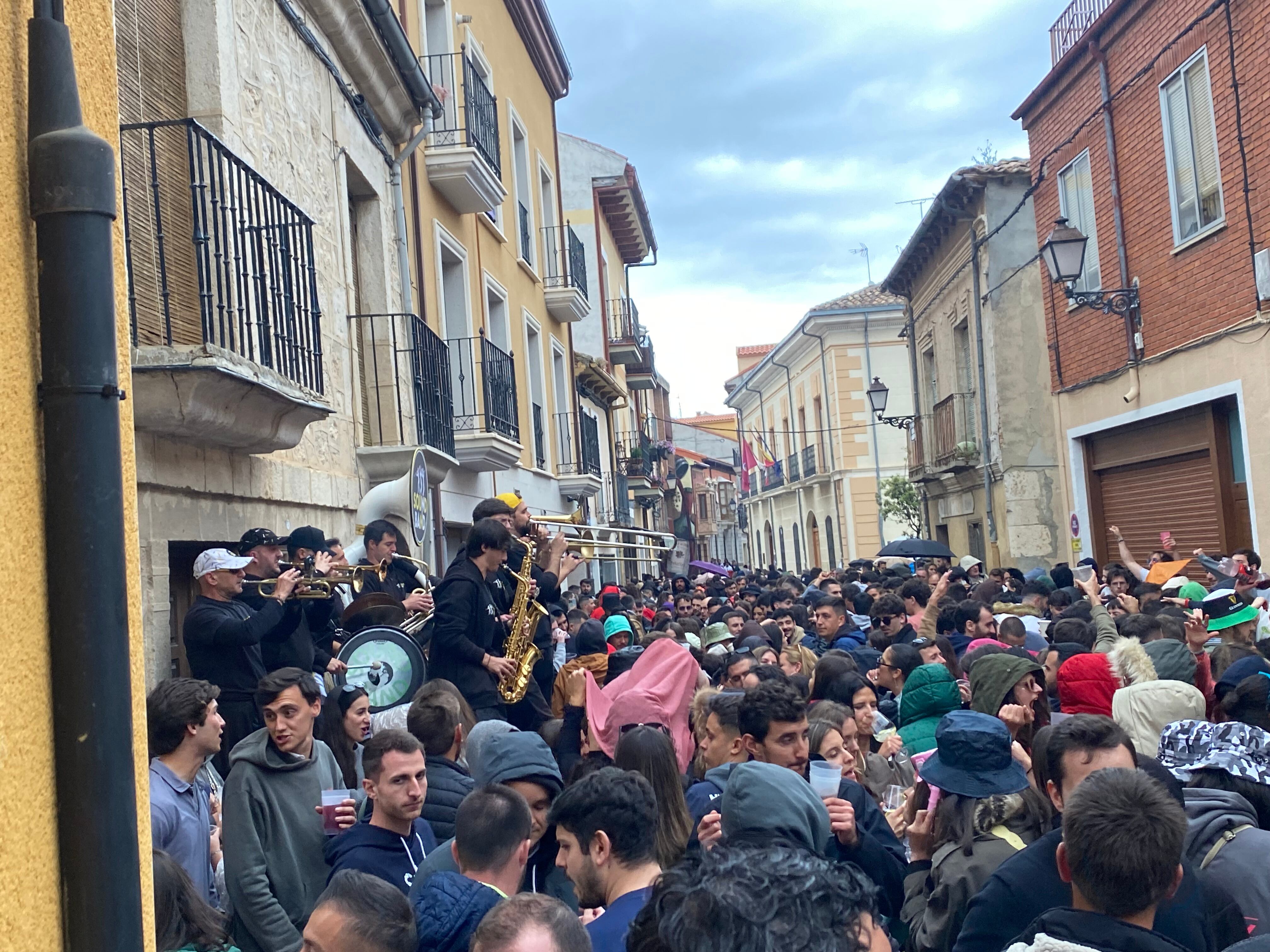 La Charanga Sound Band, en plena acción este sábado