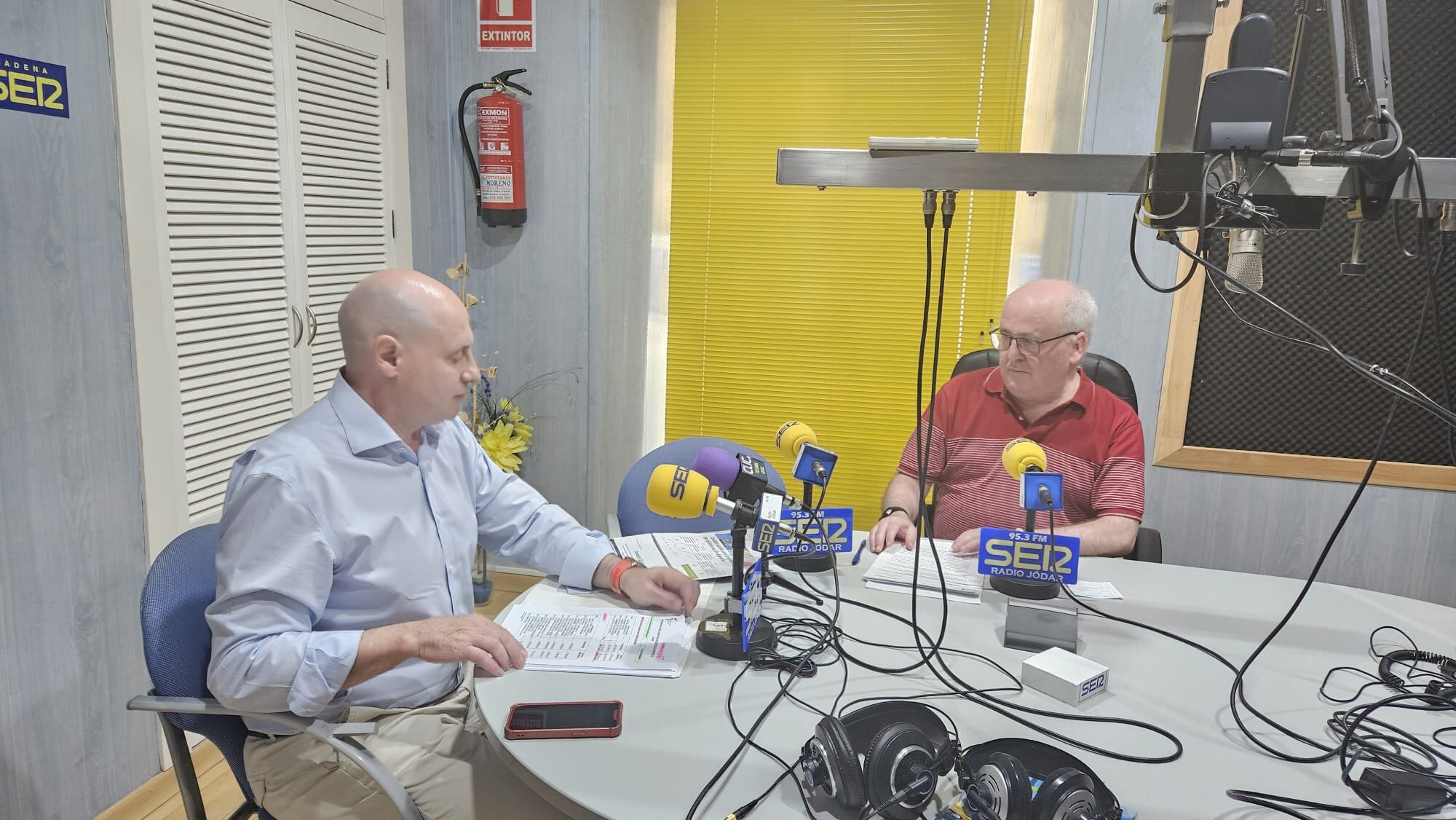 Otro momento de la entrevista a José Luis Hidalgo