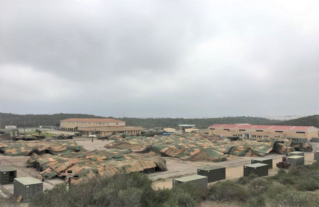 La base militar de San Isidro ofereix aquest aspecte per aquests exercicis.