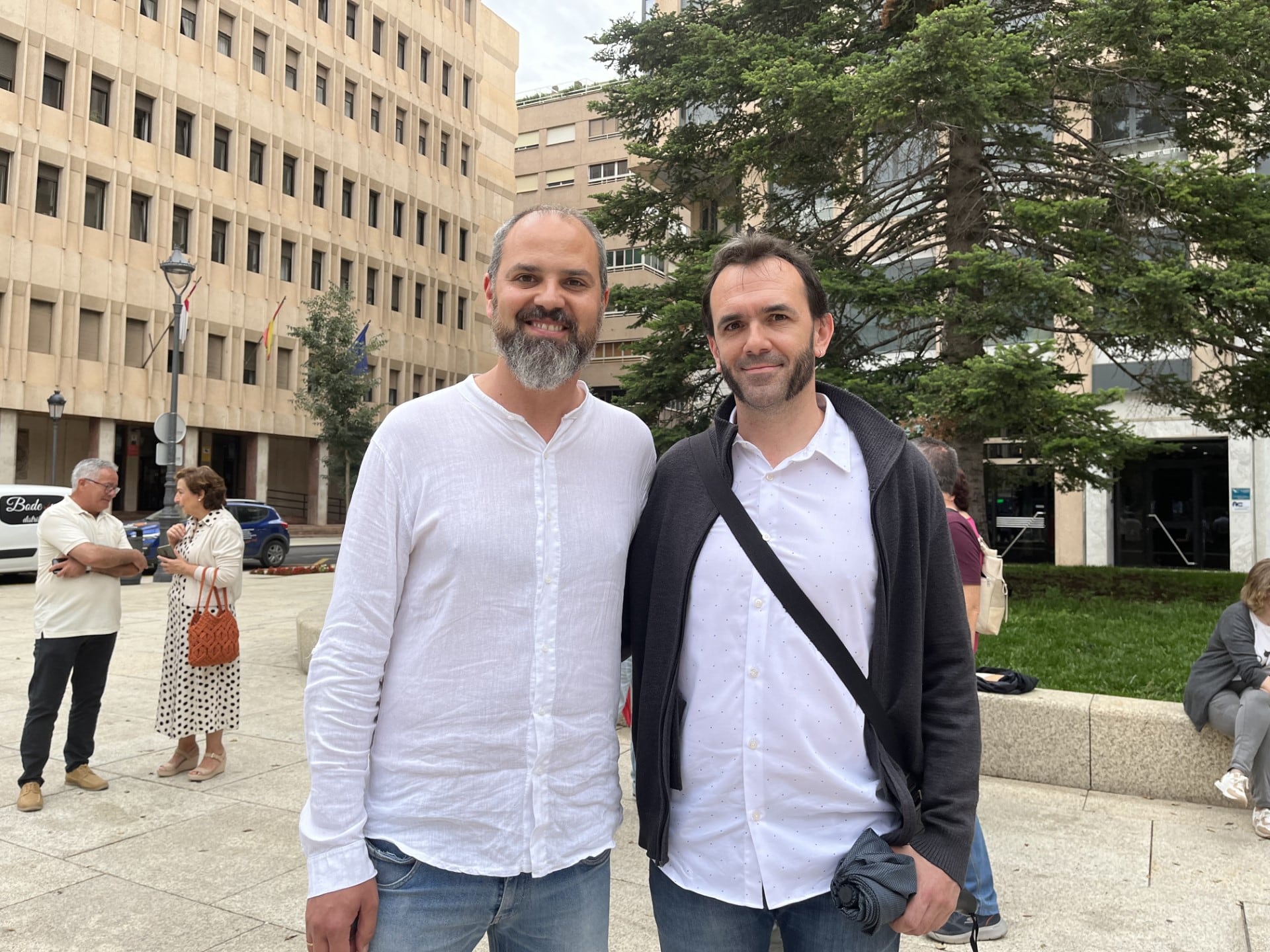 Iago Vázquez (izda) y Agustín Zamora (dcha)