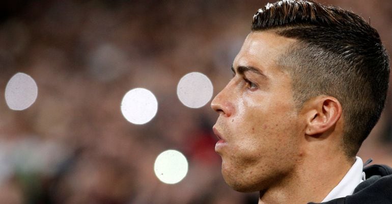 Cristiano Ronaldo, en la previa del partido ante el Borussia Dortmund