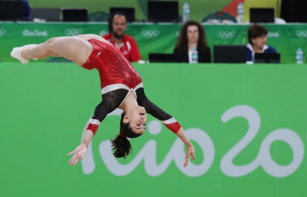 Ana Pérez, durante su participación en los Juegos de Río.