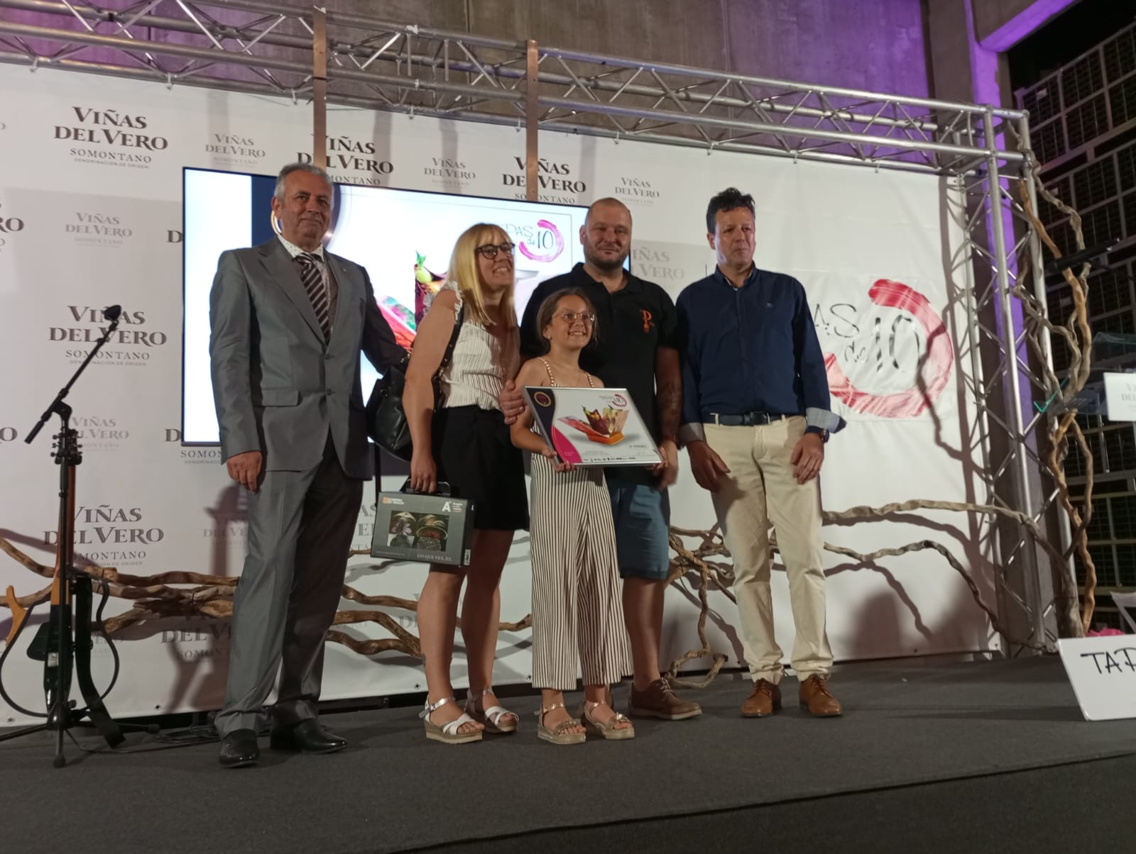 El segundo clasificado en el concurso de tapas era el Hostal Restaurante El Portal de Alcolea de Cinca