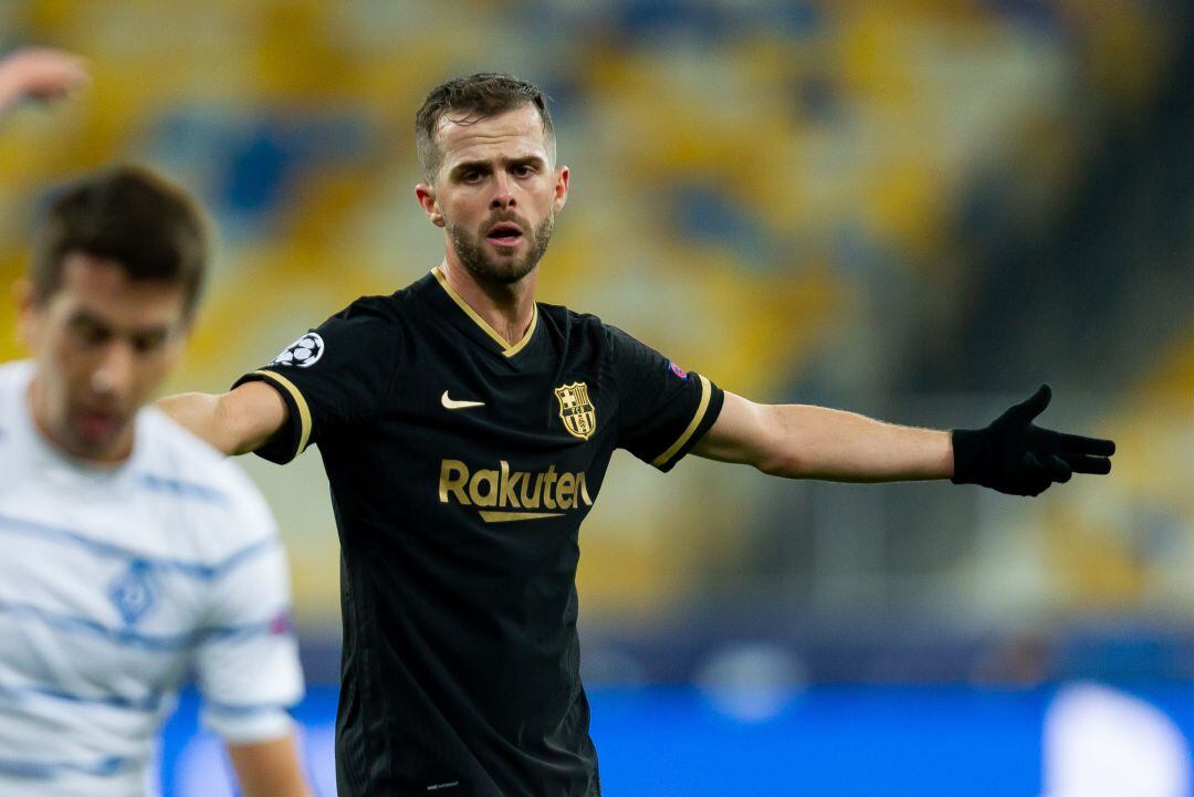 Miralem Pjanić, en un partido con el FC Barcelona