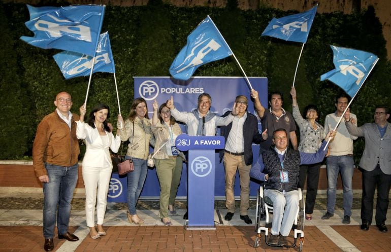 El PP de Valladolid celebra los resultados electorales 