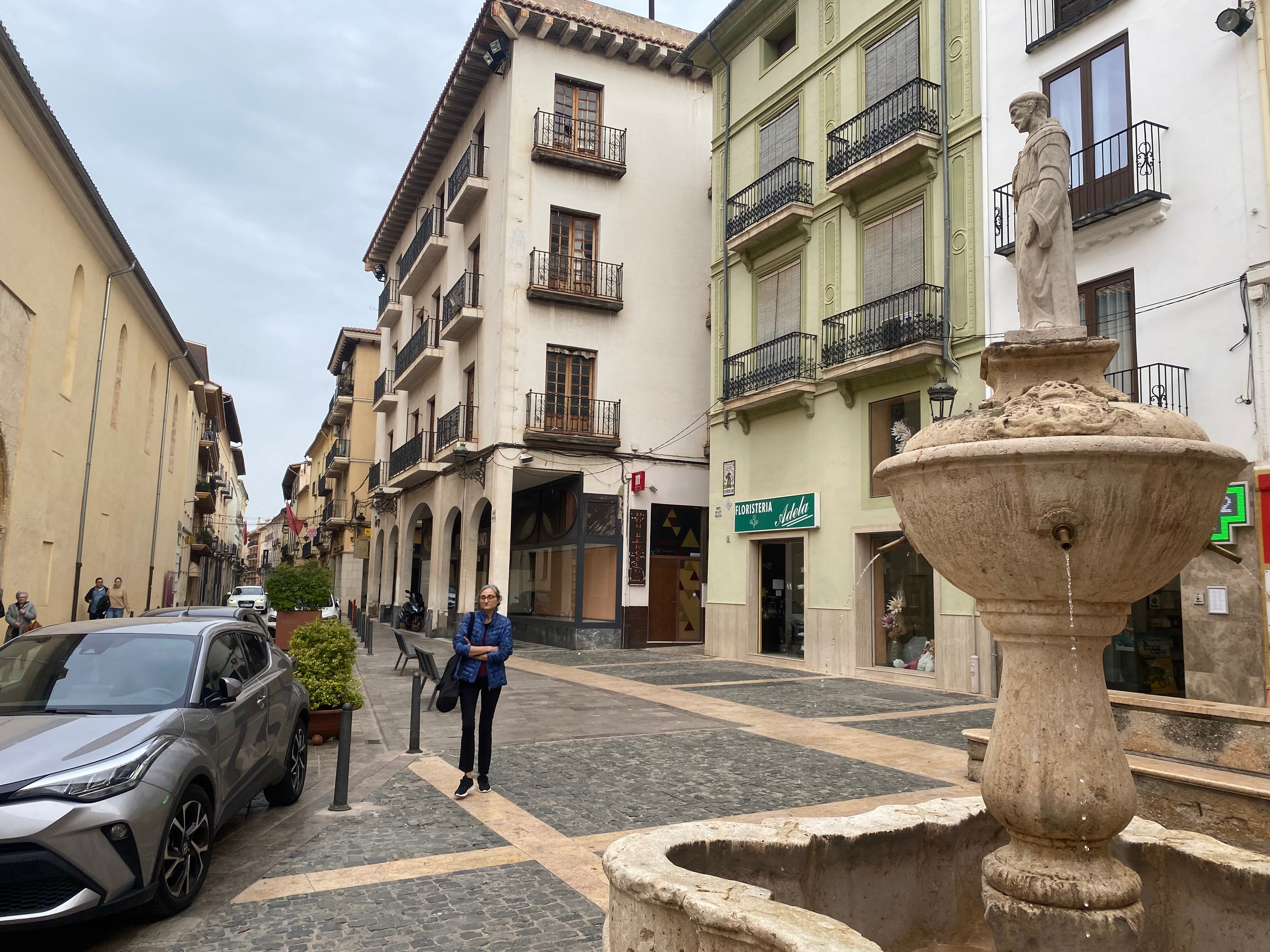 La plaza de Sant Francesc de Xàtiva en la actualidad