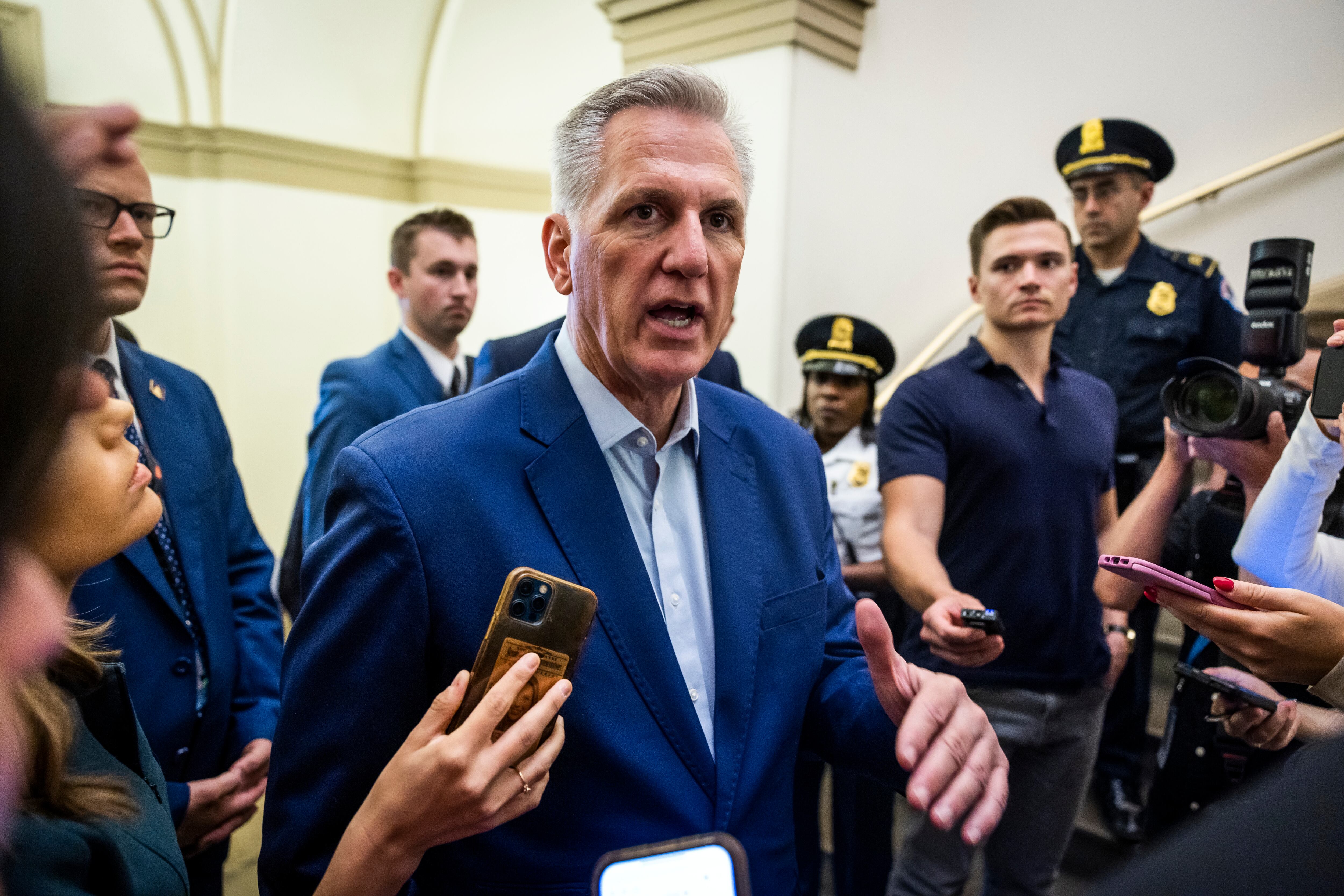 El líder republicano del Congreso Kevin McCarthy