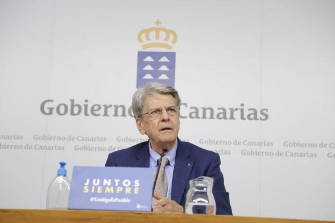 Julio Pérez, portavoz del Gobierno de Canarias.