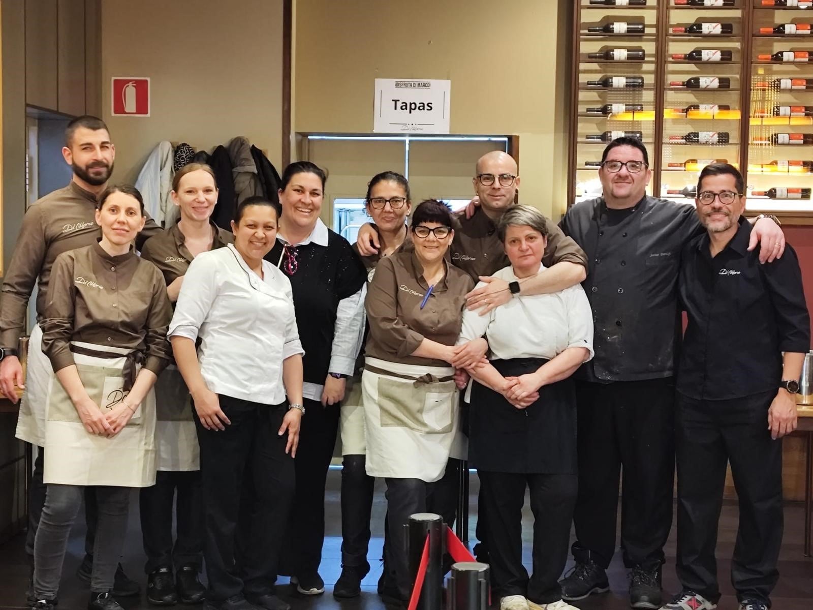 Equipo del Restaurante Di Marco de Binéfar