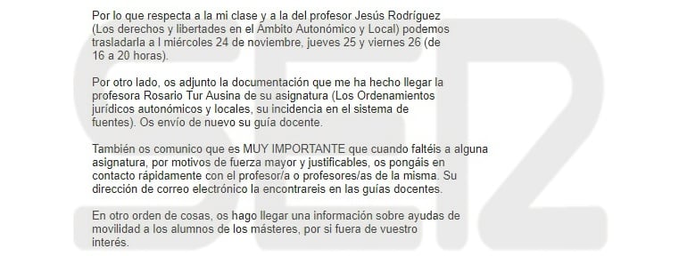 Mail de Cecilia Rosado del 15 de septiembre de 2010.