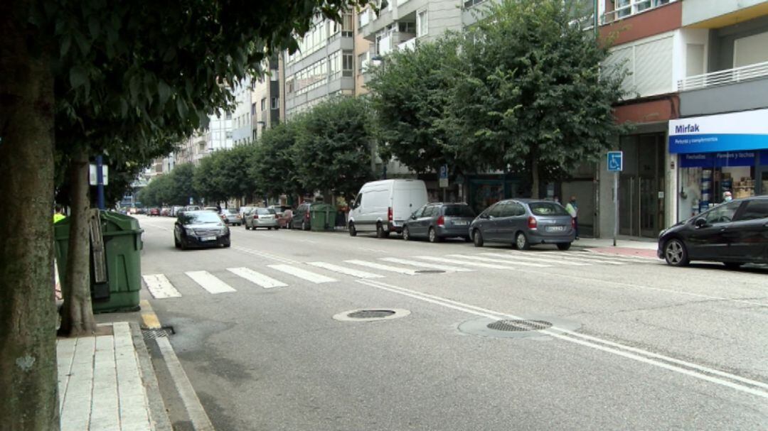 Avenida do Fragoso en Vigo