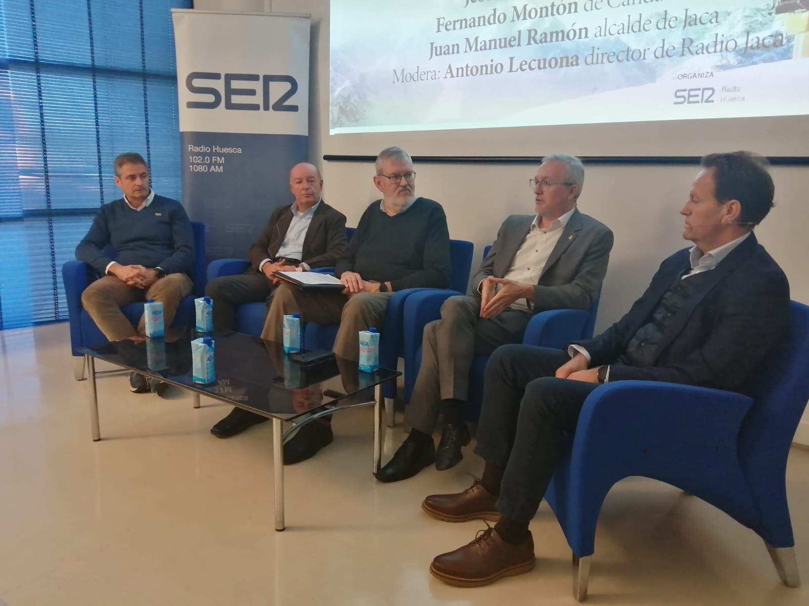 Los responsables de las estaciones de esqui de Aragón, en el Encuentro de la Nieve de Radio Huesca