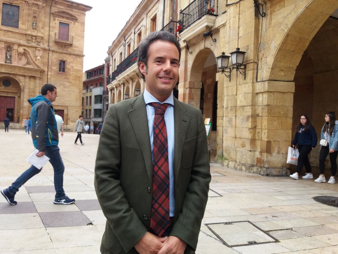 El portavoz de Ciudadanos en el Ayuntamiento del Oviedo, Nacho Cuesta,que fue candidato a la alcaldía de la capital en las últimas elecciones como independiente se afilia al partido.