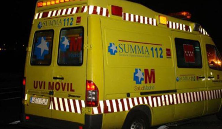 Una ambulancia del SUMMA 112