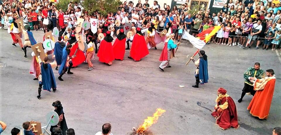 Auto Sacramental de Moros y Cristianos en Bélmez de la Moraleda en las fiestas de la localidad de años anteriores