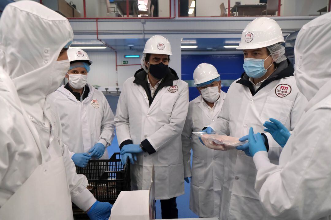 Visita del Presidente de la Junta de Castilla y León a Cárnicas Tabladillo