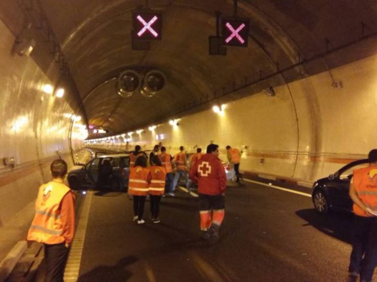 Simulacro de accidente en la A-5