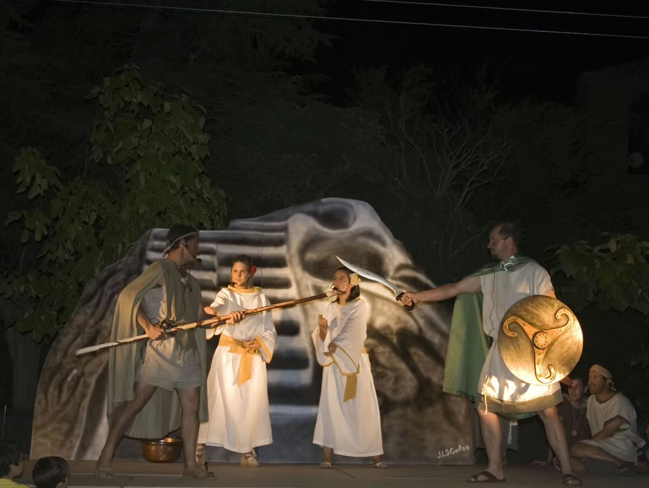 Recreación histórica que se realiza en agosto en el castro celta de Ulaca (Solosancho)