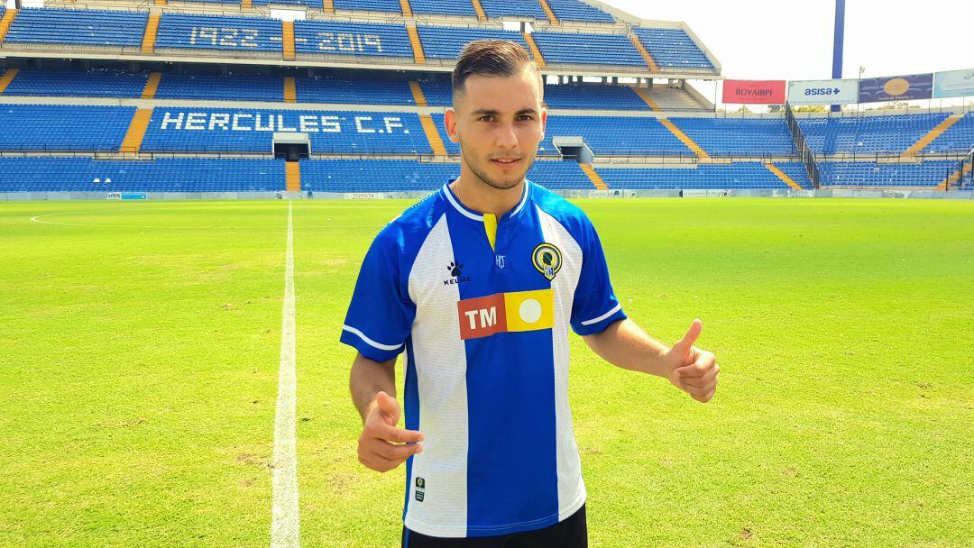 Borja Martínez, en el Rico Pérez