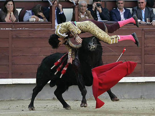 El diestro José Tomas ha cortado dos orejas al quinto toro de la tarde, que se suman a la otra oreja que había cortado a su primero en la corrida que se está celebrando en la plaza de Las Ventas y, tras su segunda faena, ha tenido que volver a la enfermería