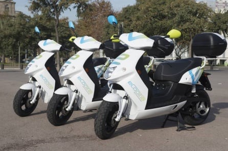 La empresa de motosharing, eCooltra