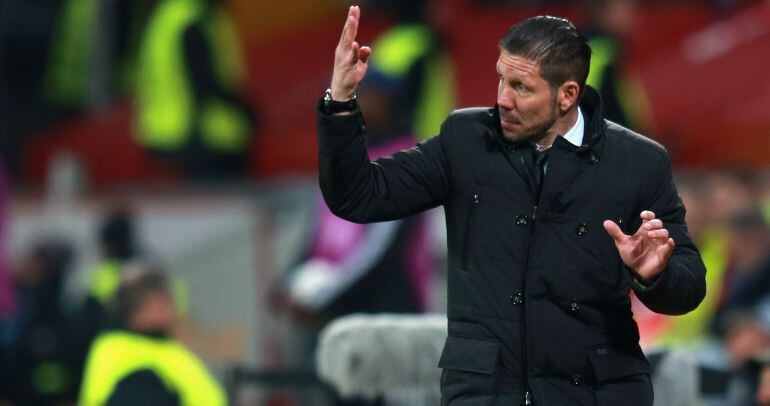 El técnico del Atlético de Madrid Diego Pablo Simeone.