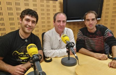 Aritz Pérez, Carlos Lizarbe y Asier Morán