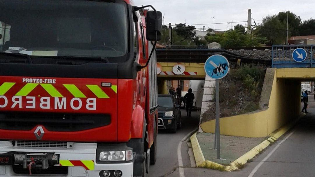 Una de las actuaciones de los Bomberos en Medina del Campo