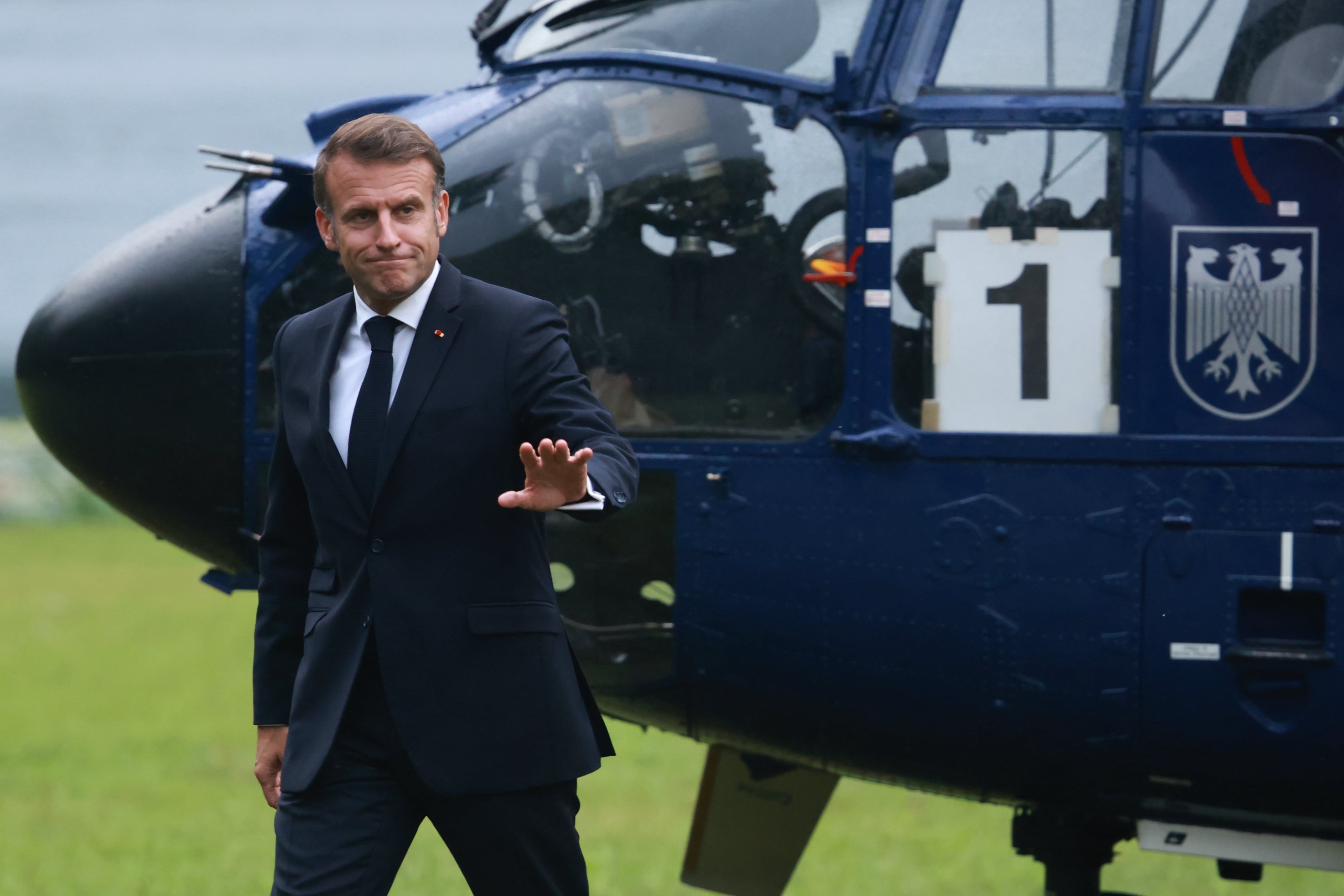 El presidente francés, Emmanuel Macron, durante una visita a Berlín.