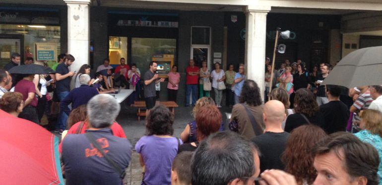 Imatge d'un dels instants de l'assemblea d'aquest dijous.