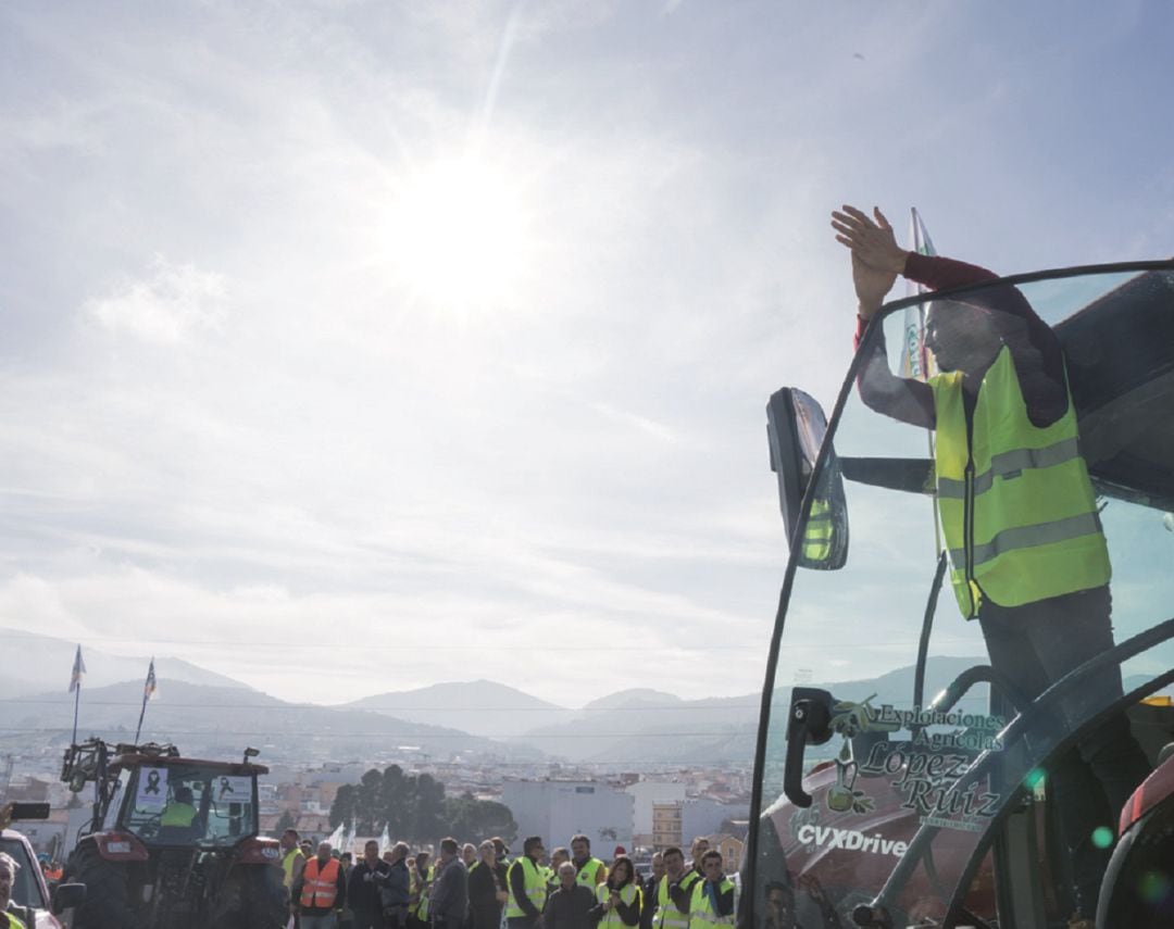 Protestas de los olivareros 