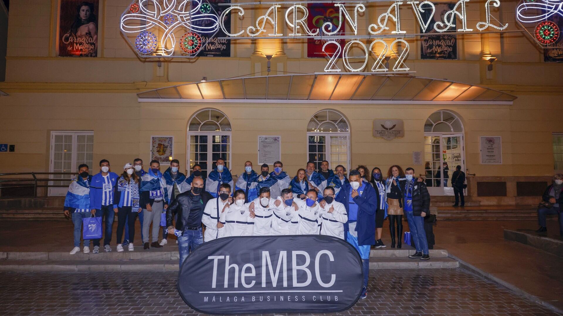 El Málaga estuvo presente en el Carnaval en el teatro Cervantes