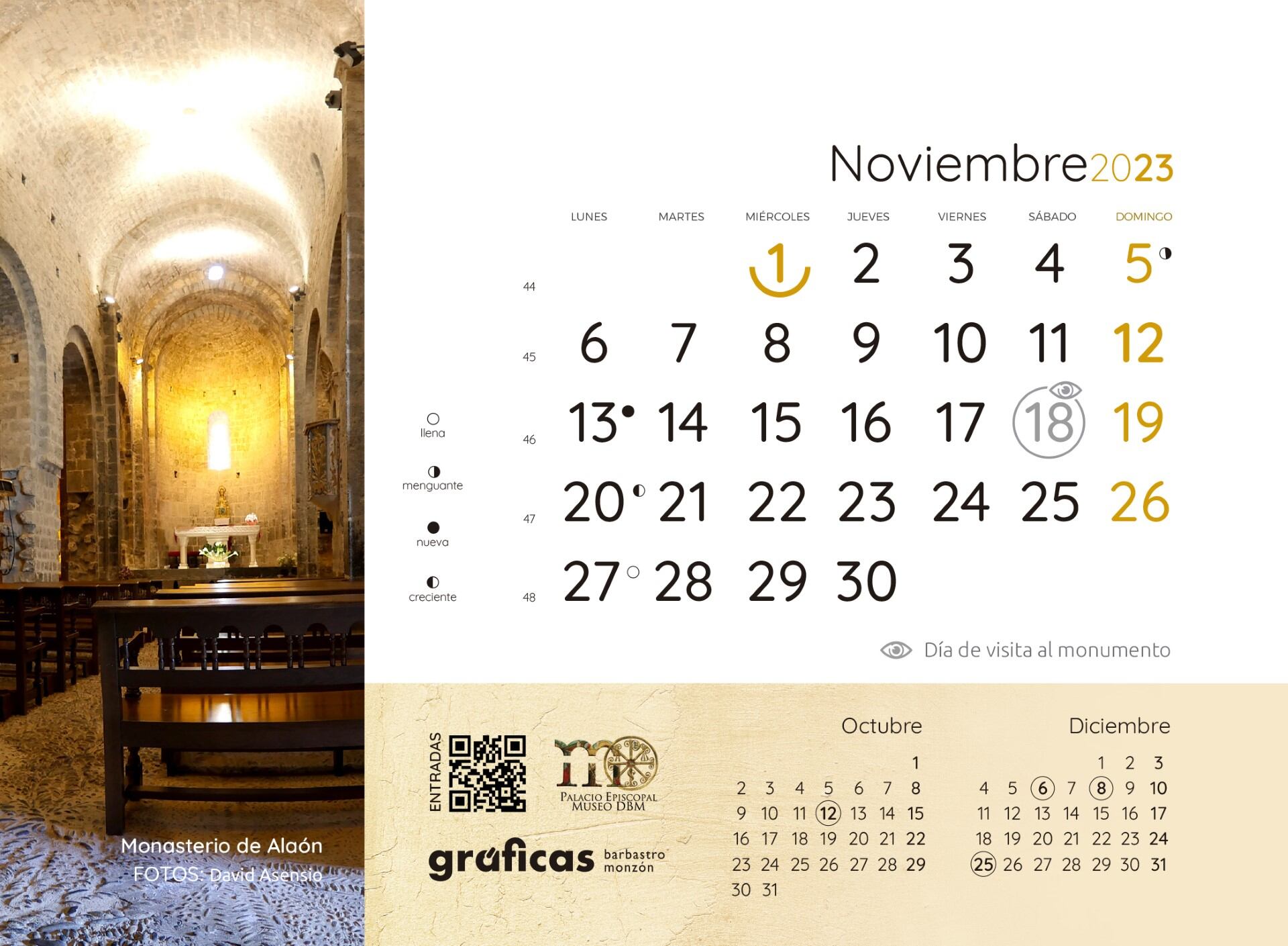 Visita al Monasterio de Santa María de Alaón en Sopeira del calendario del Museo Diocesano