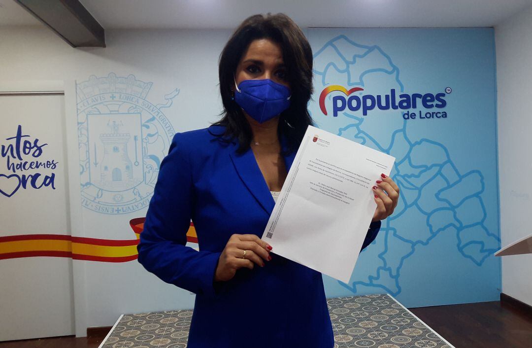 La concejala popular Mayte Martínez