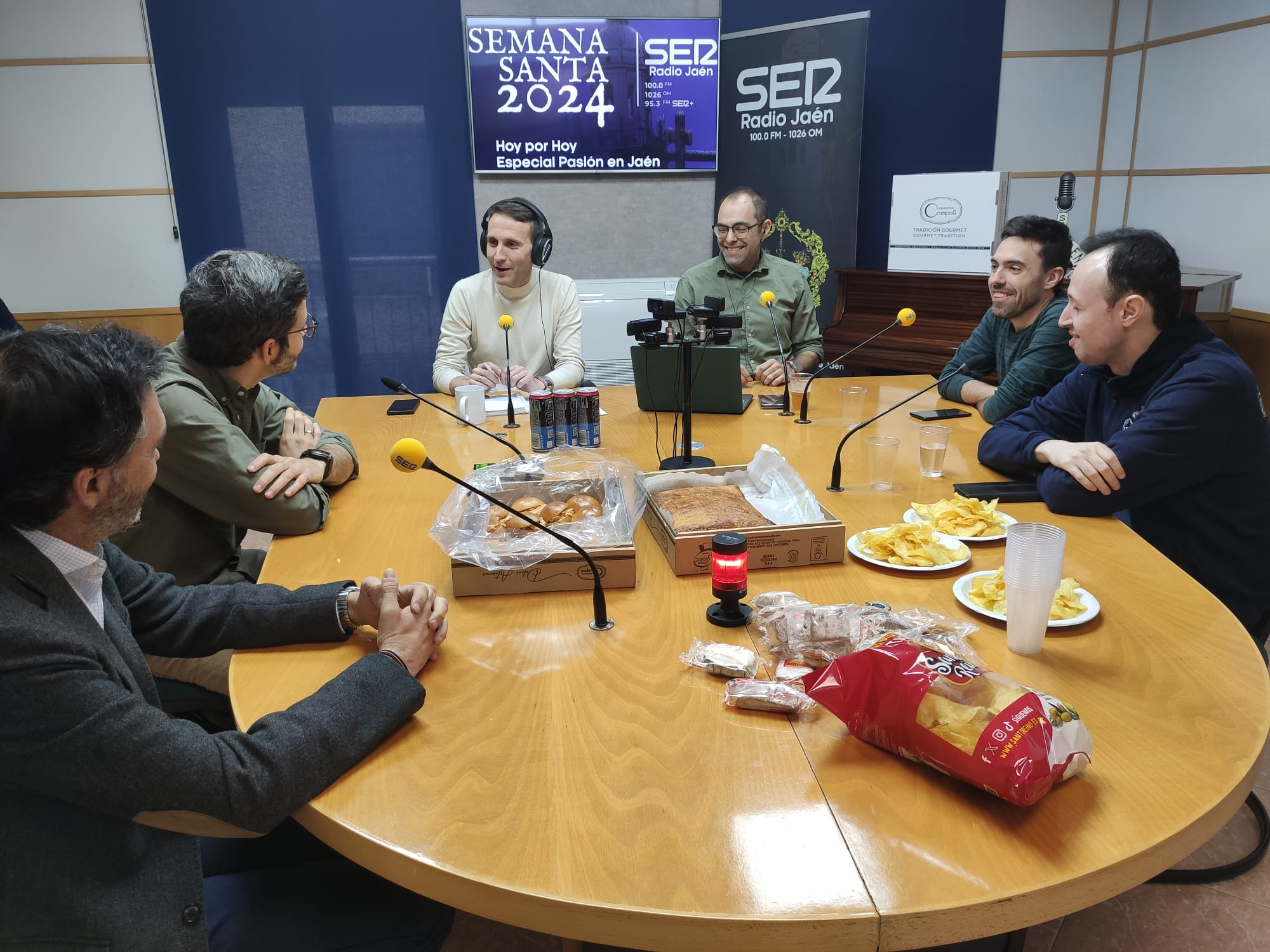 Uno de los momentos del Hoy por Hoy &#039;Especial Pasión en Jaén&#039; del Lunes Santo