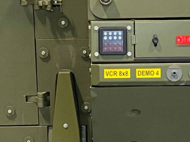 Detalle del nuevo blindado para el Ejército.
