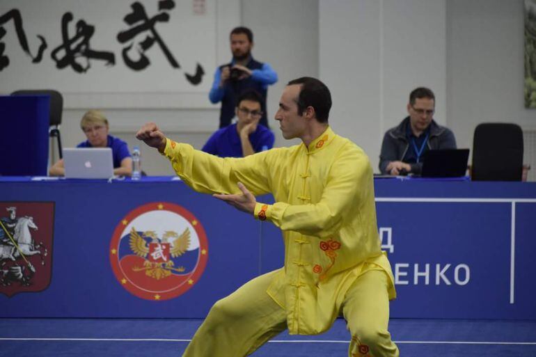 El deportista ourensano, Ezequiel Gago, conseguía la medalla de bronce de Taichi, en el campeonato de Europa en Moscú.