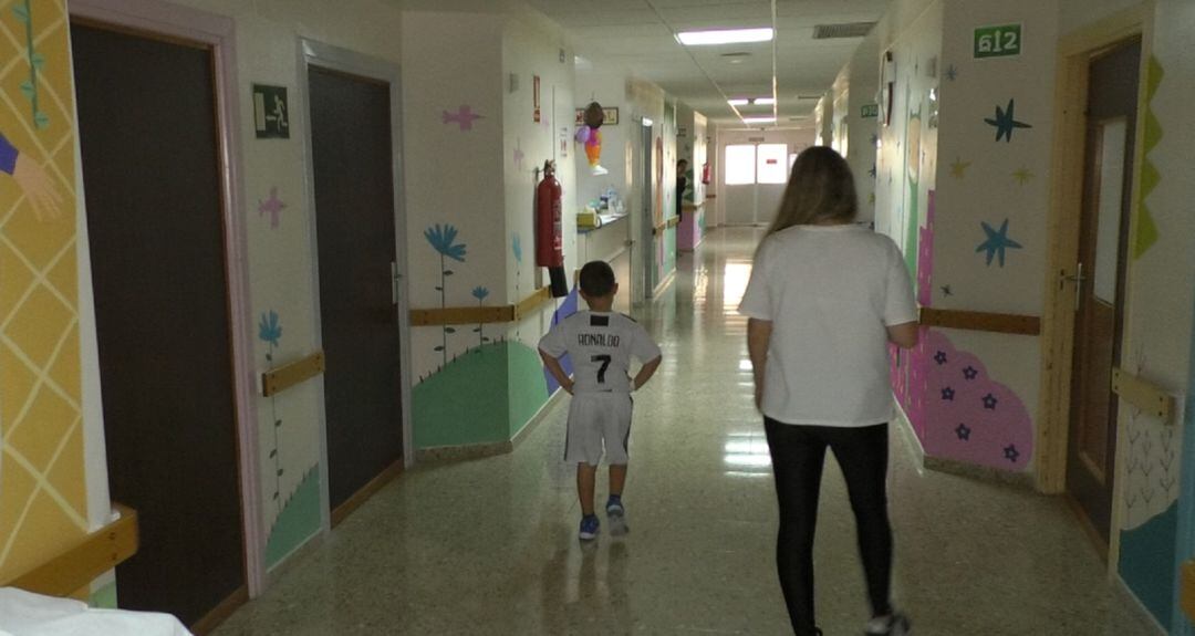 Nueva imagen de las paredes de Pediatría del Hospital Universitario de Elche