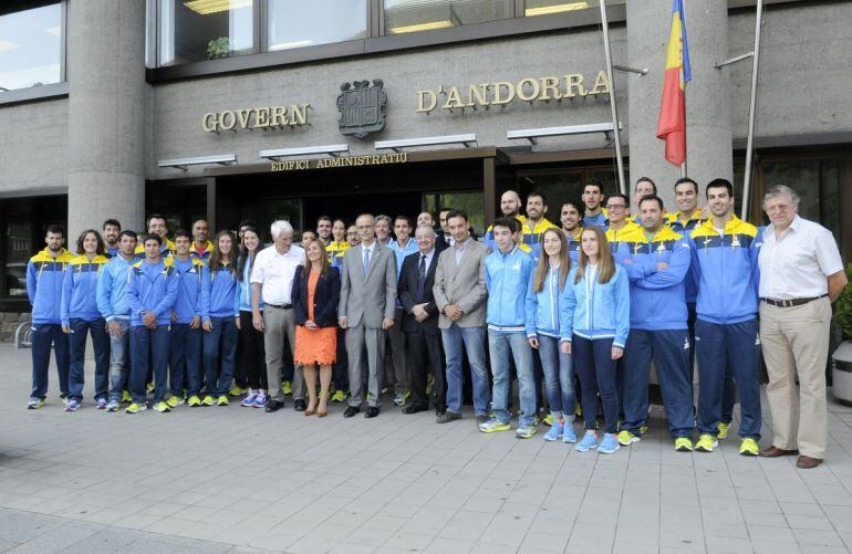 La delegació andorrana per als Jocs dels Petits Estats d’Europa 2015