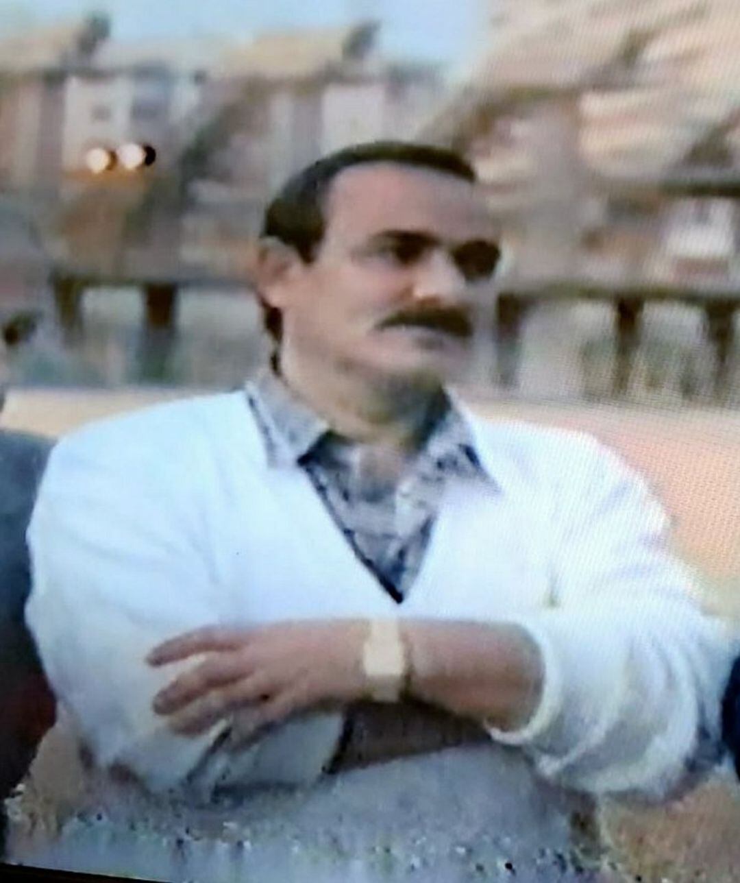 Juan José Loperana en su época de presidente del Eldense