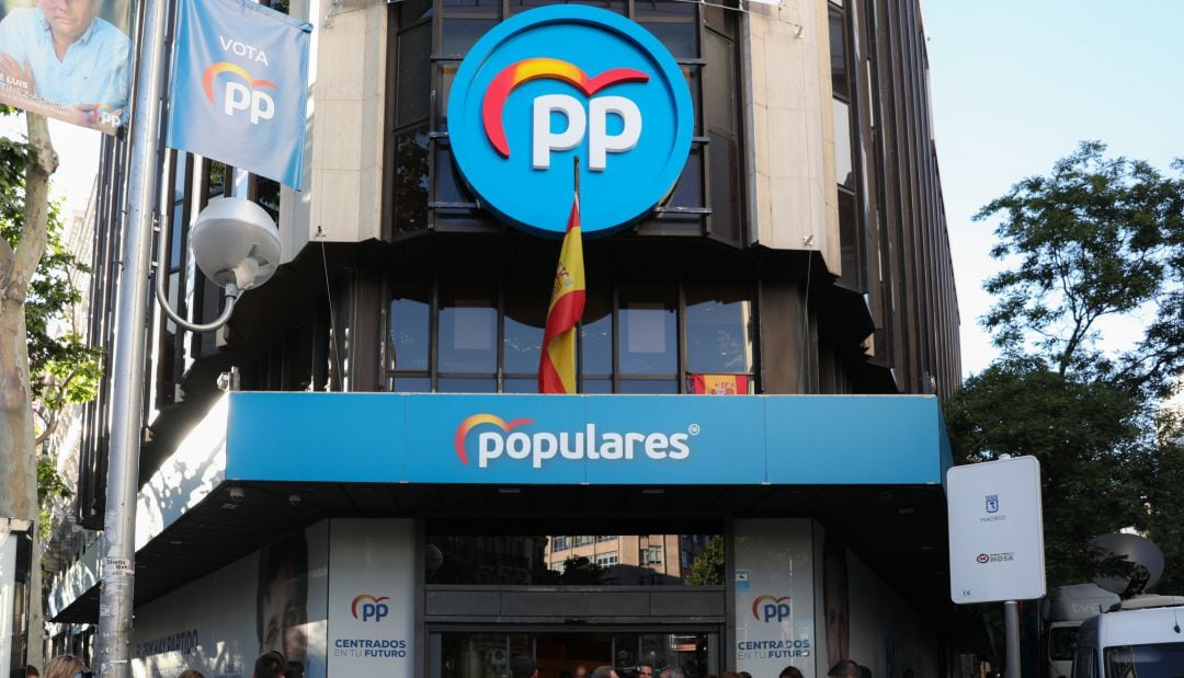 La sede del PP, en la calle Génova de Madrid